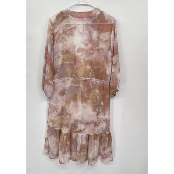 Maurice's  Woman's Cover Up Pink Sheer‎ Front Toe Small - Picture 7 of 8